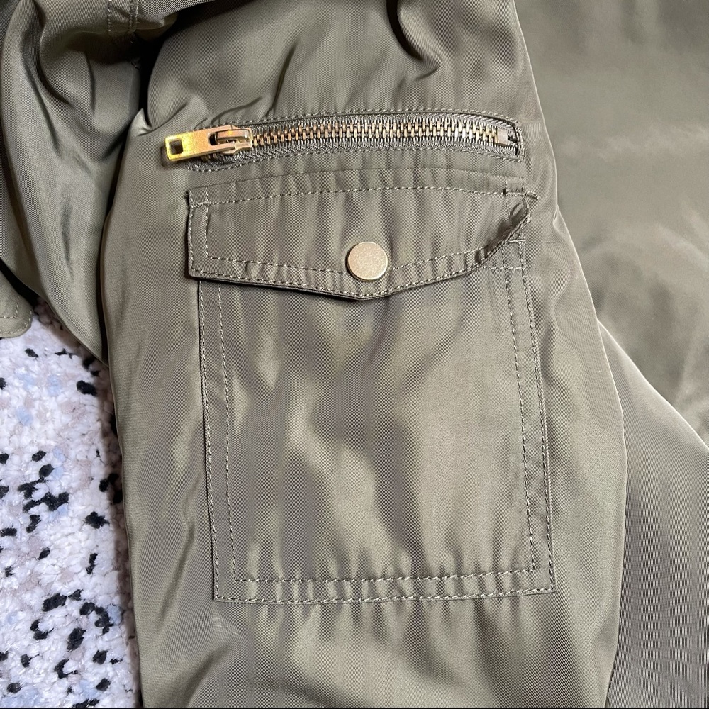 ASOS Olive Bomber Jacket - Picture 6 of 8